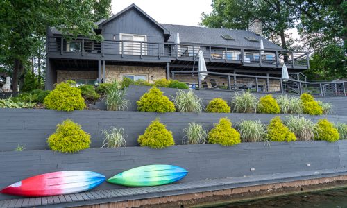 Painted Wood Siding & Deck