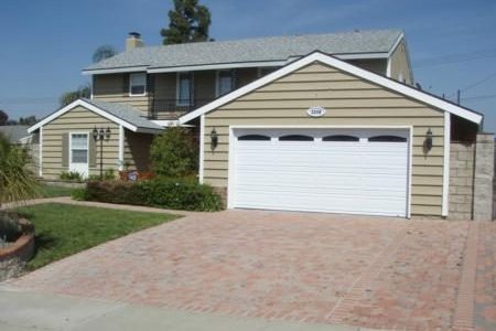 Tan with White Trim