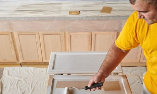 painting the cabinets