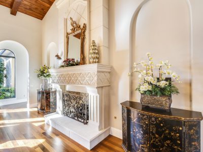 white mantle painting palm beach gardens
