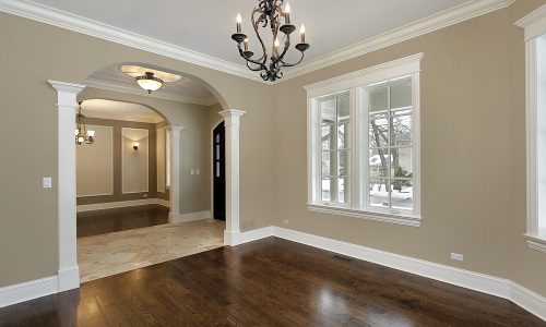 A beautiful dining room