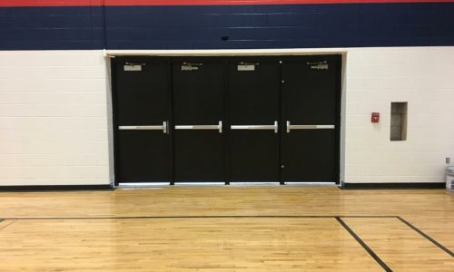 School Gym Doors & Walls Painting