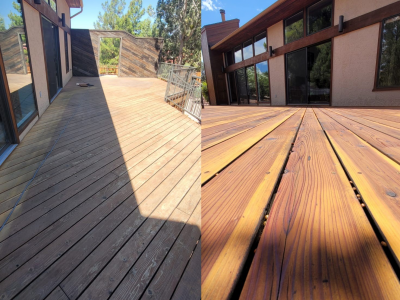 Deck Staining Project