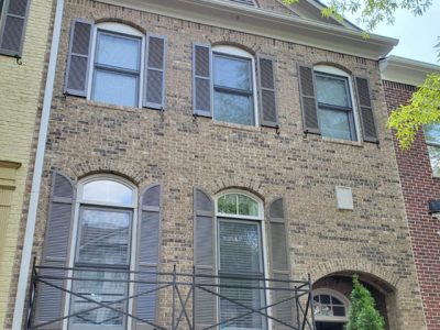 repainted townhome exterior in roswell ga
