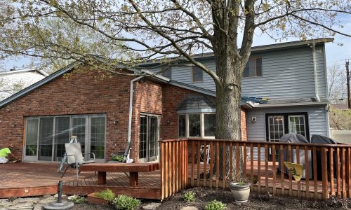 Exterior Siding Painting (Before)