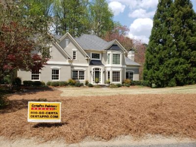 repainted exterior in marietta
