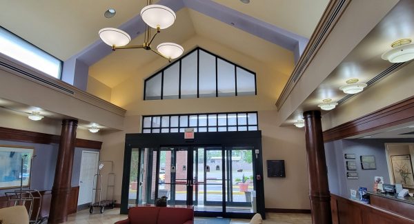 hotel lobby