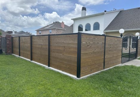 New Fence Section Finish in New Orleans