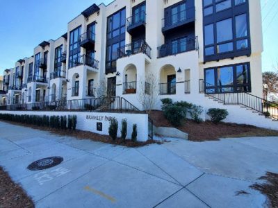 photo of repainted townhome community in atlanta