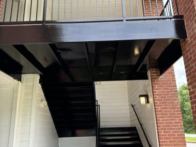 Newly Repainted Stairwells
