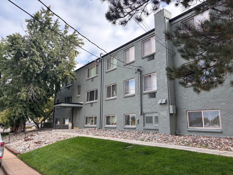 grey painted multi-unit housing buidling exterior Preview Image 1