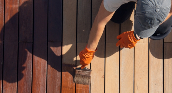 deck staining