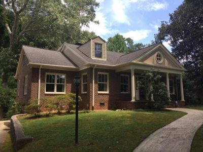 Photo of exterior painting project from Inman Park