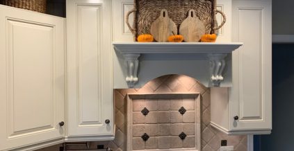Repainted Kitchen Cabinets